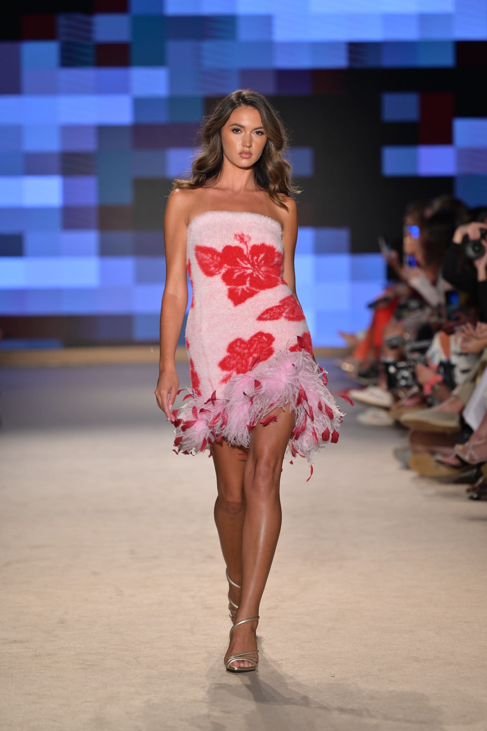 Laurie Dress - Pink hibiscus