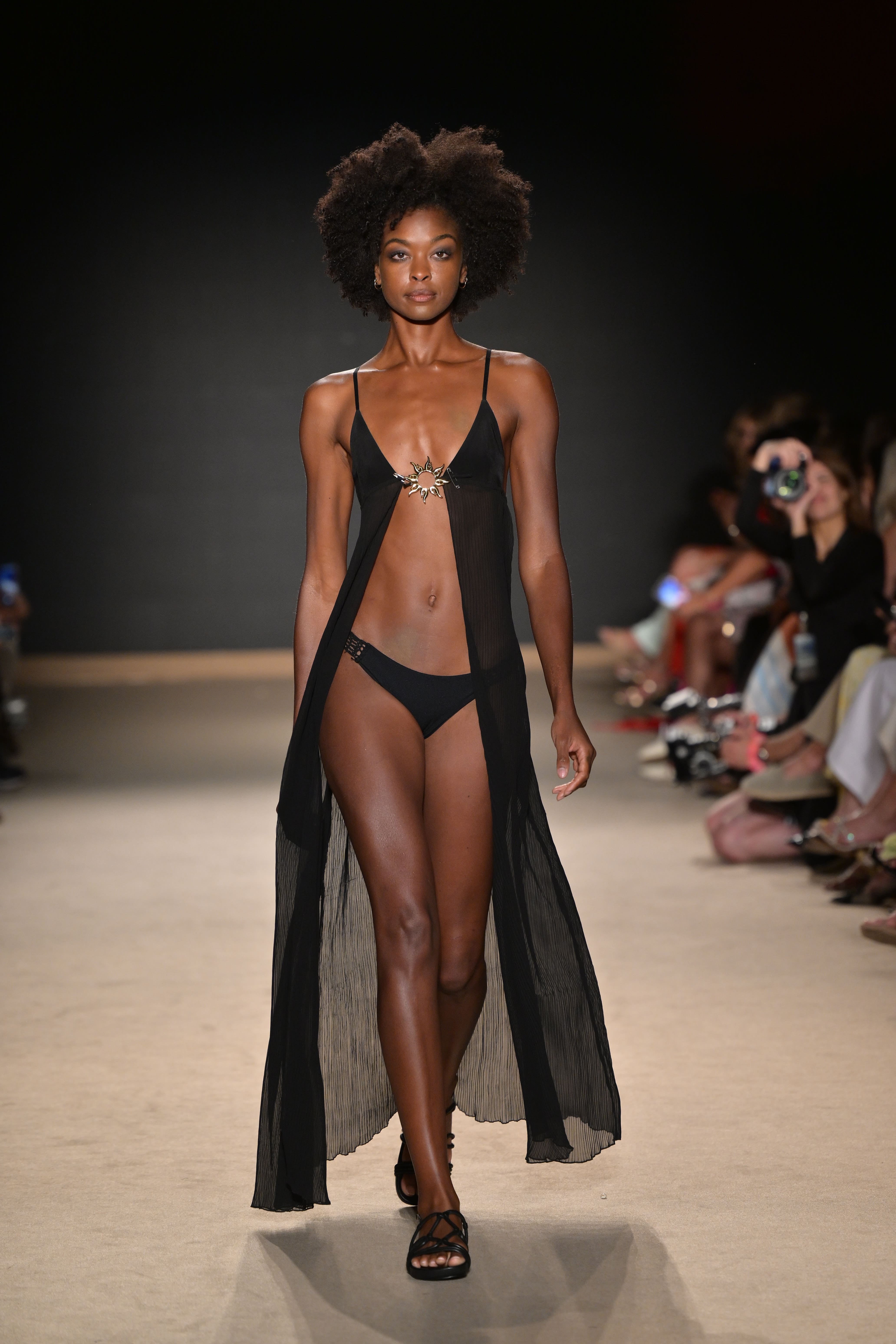 Flowy sun dress - Black