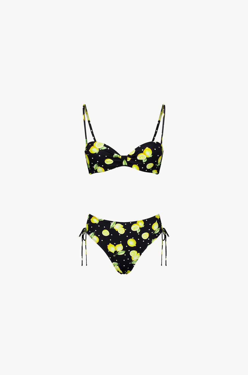 Caro Bikini Set - Black Lemon