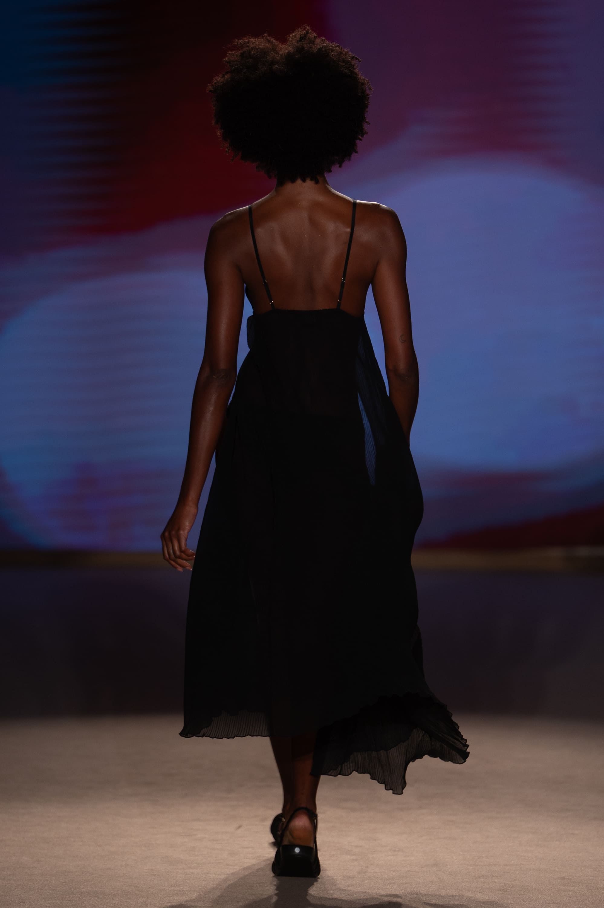 Flowy sun dress - Black