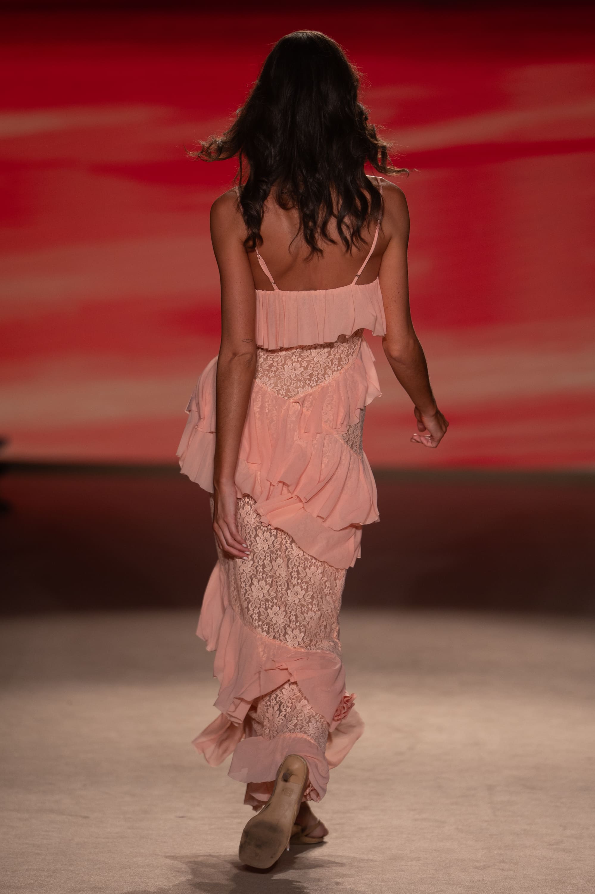 Cascade Dress - Pink