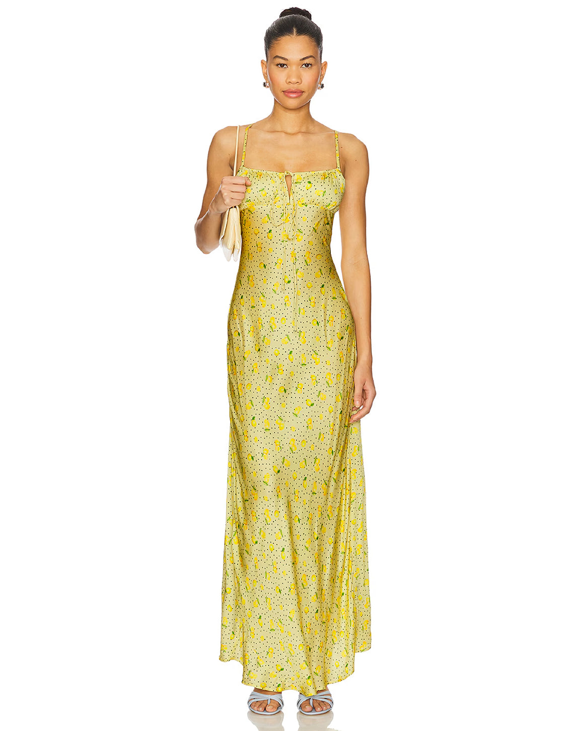Slip Dress - Yellow Lemon