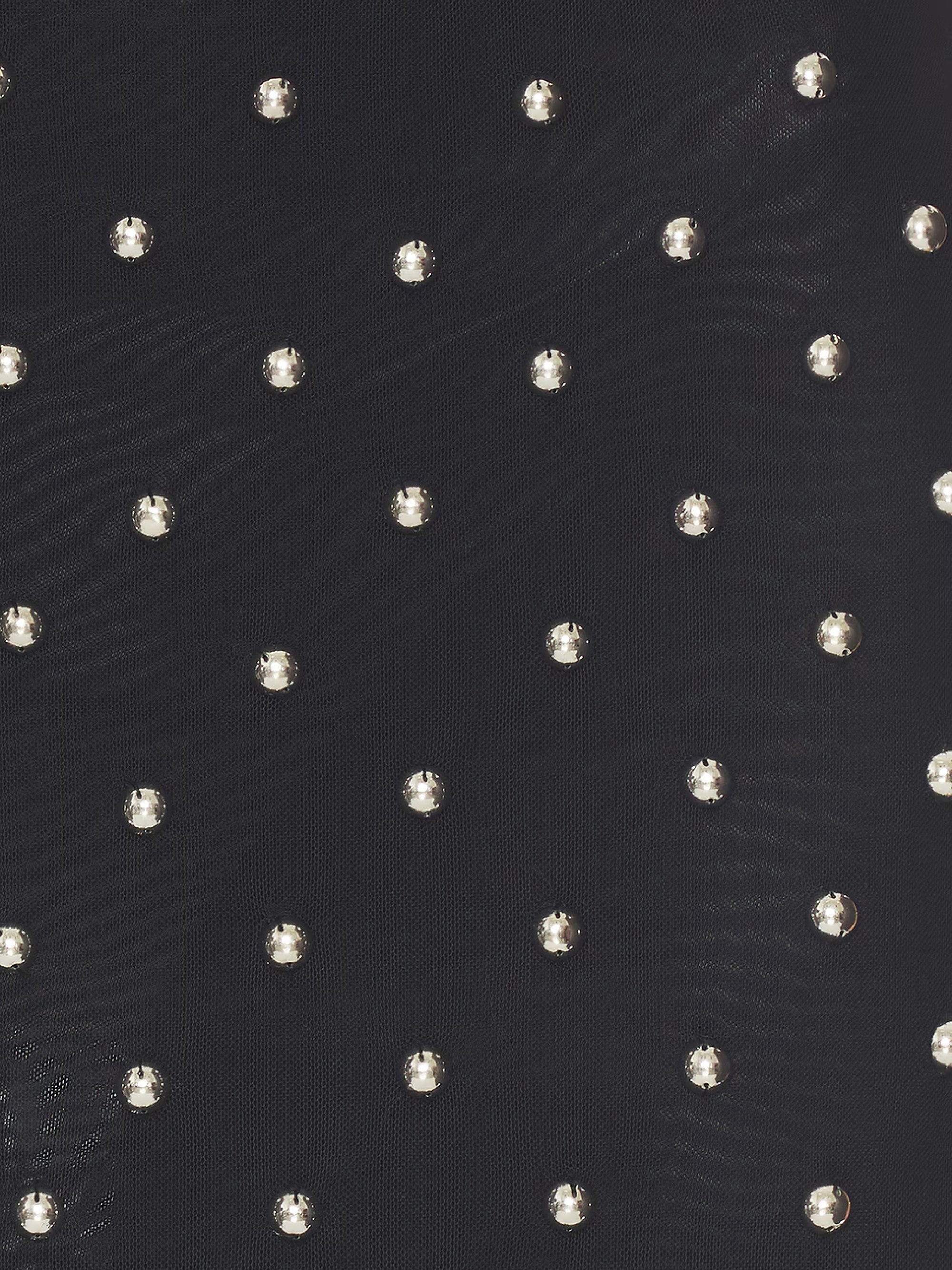 Cabochon Polka Mini Skirt