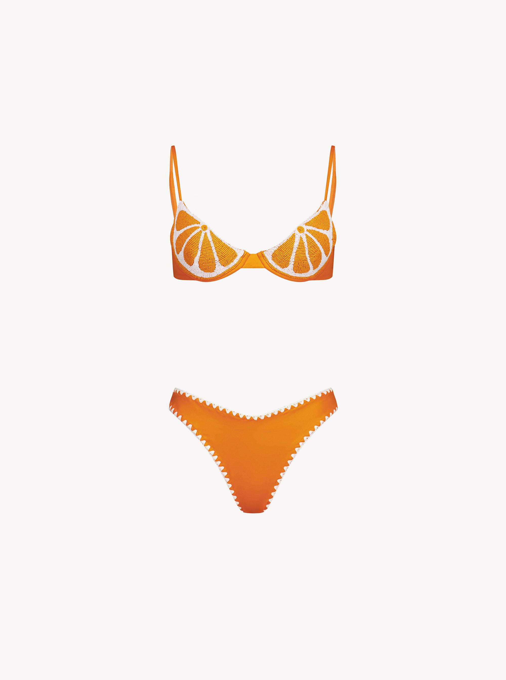 Orange Slice Bikini Set