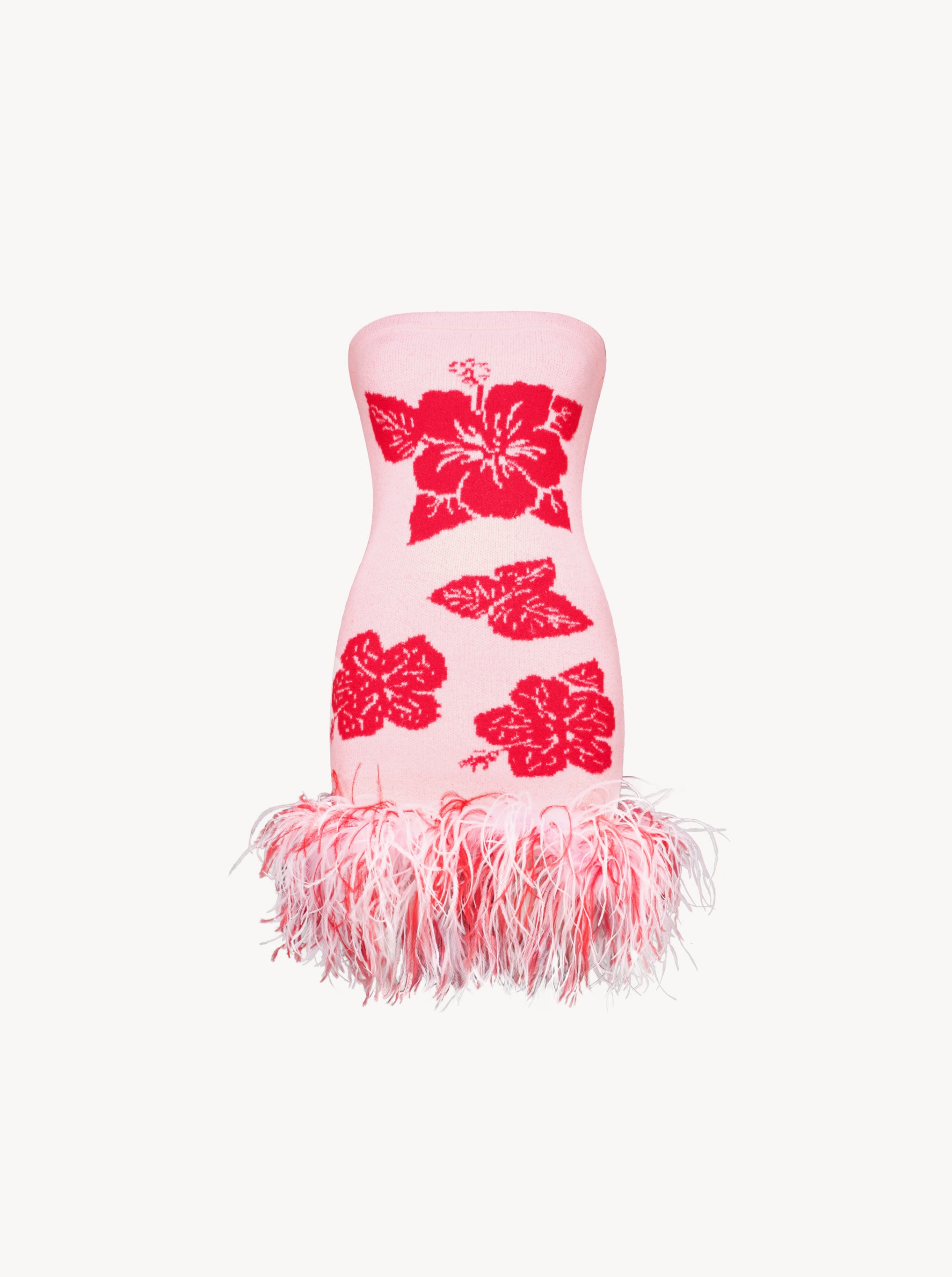 Laurie Dress - Pink hibiscus