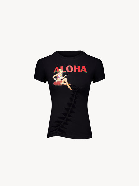 その他 aloha Aloha T-Shirt - Black