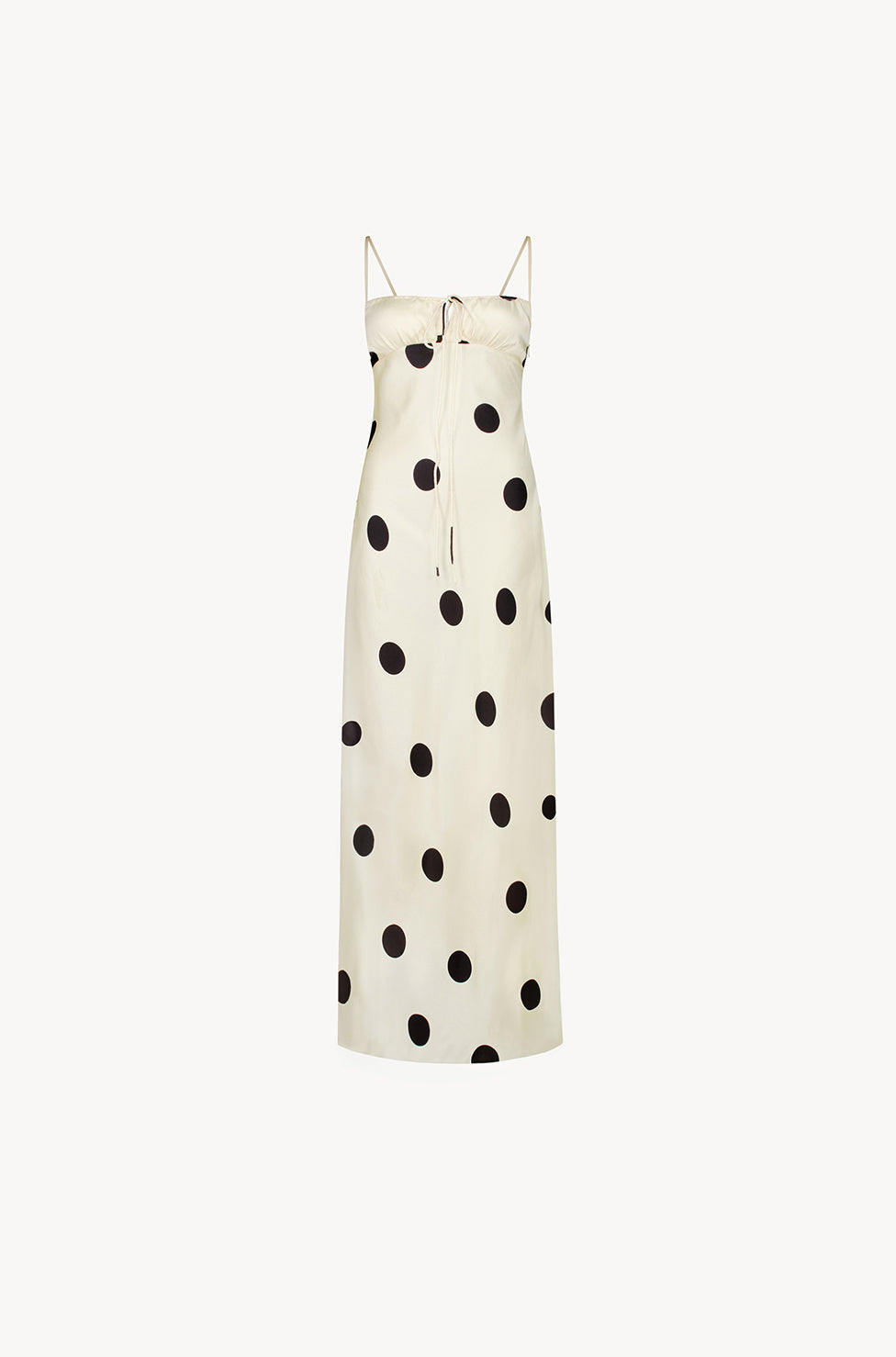 Slip Dress - Cream Polka