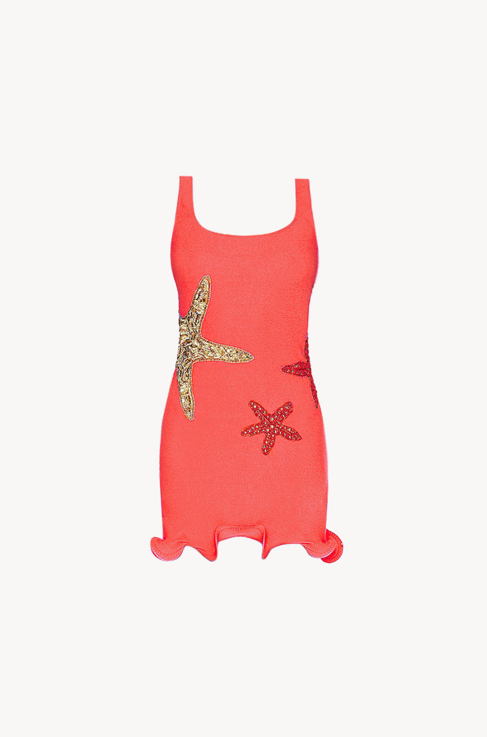 Starfish dress - Coral