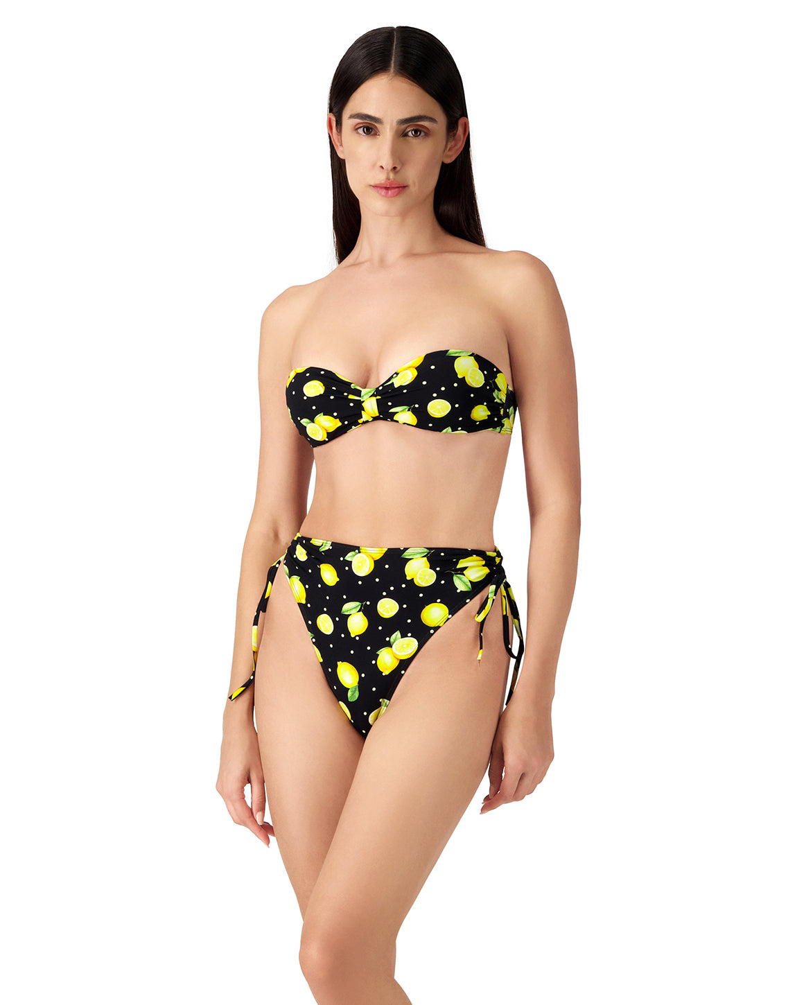 Caro Bikini Set - Black Lemon
