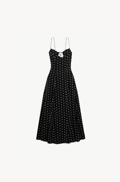 Timeless maxi dress - Black & white dots Timeless maxi dress - Black & white dots