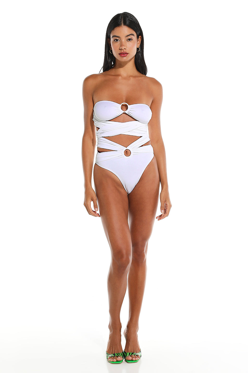 Toghzan bikini bottom - White